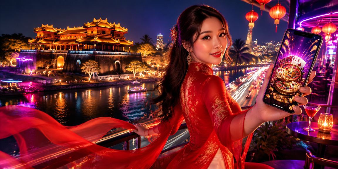 Casino di động với cảm hứng Huế Hình ảnh áo dài tại Huế gợi trải nghiệm casino trên di động